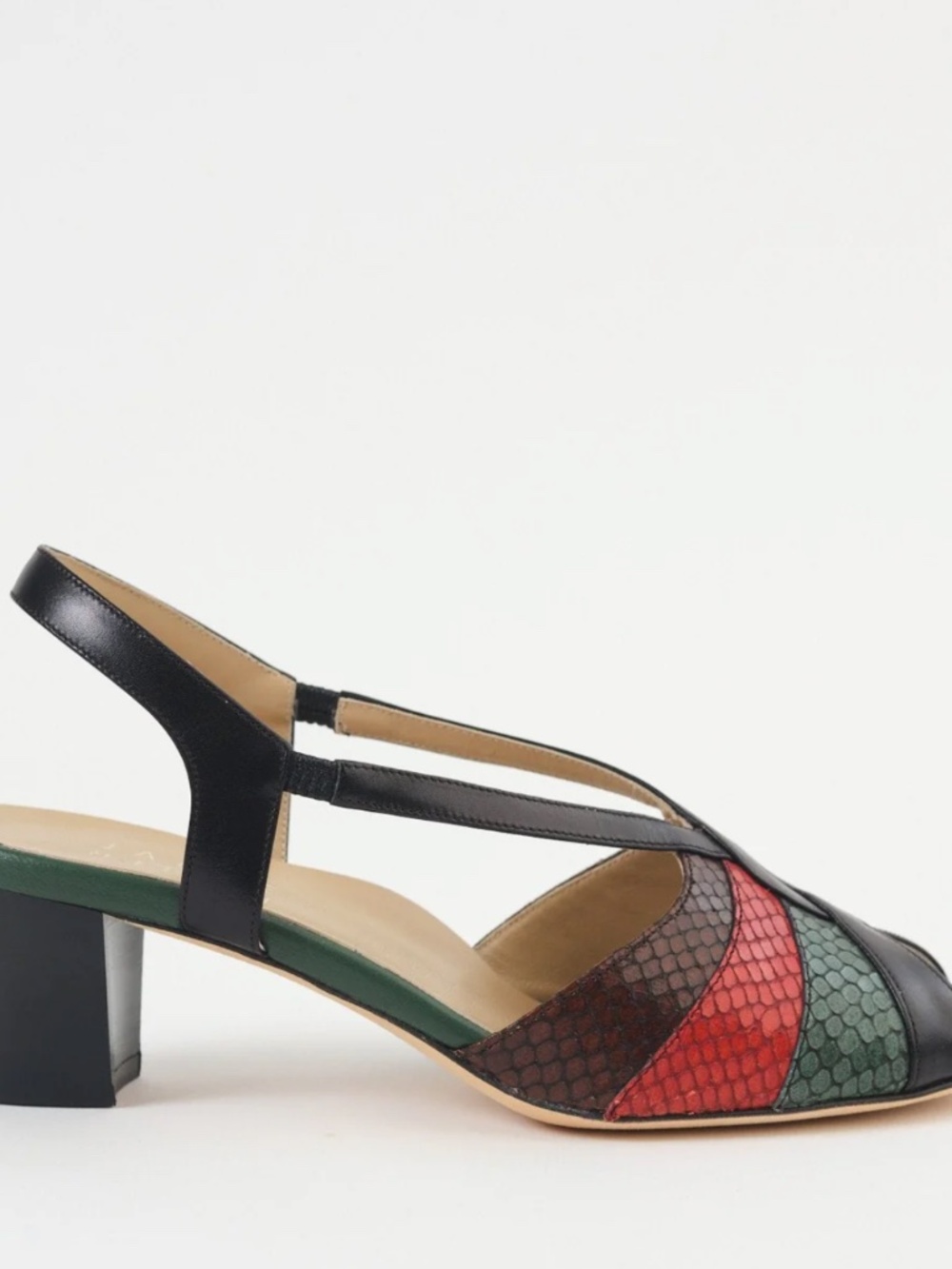 Jamie Haller Archive Heel in Snake Mix (Size 37.5) - Picture 2 of 8
